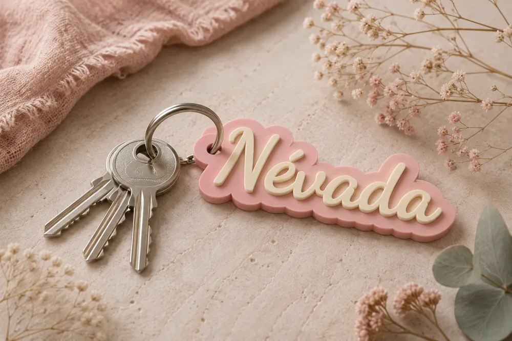 Porte-clé personnalisé « Névada »